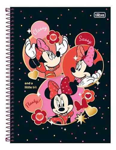 CADERNO 10X1 MINIE MET
